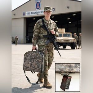Flying Circle bag. Military Digital Camo Garment Bag - Urban ACU Camo